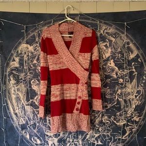 Red Paint Sweater